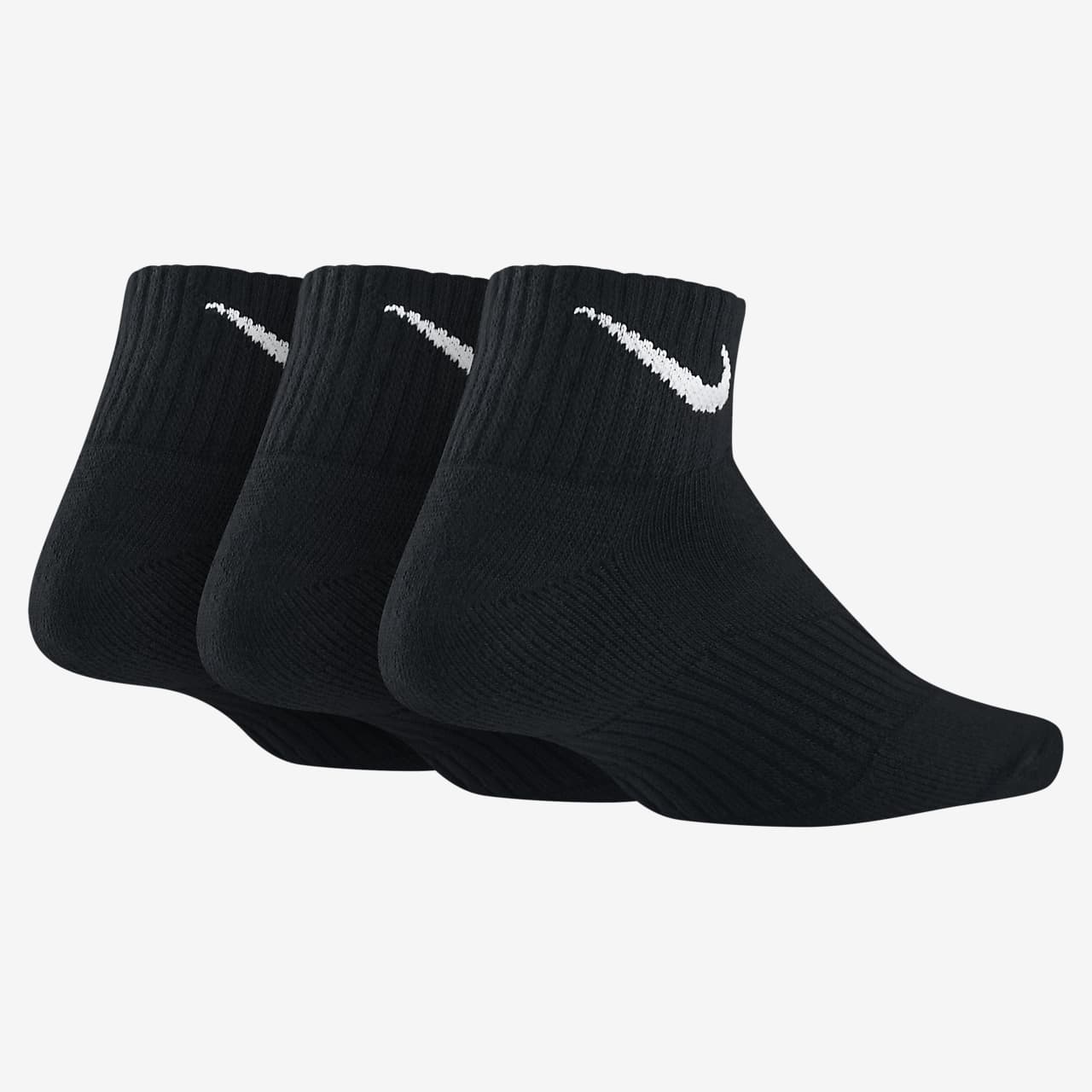 nike performance cushion quarter socks