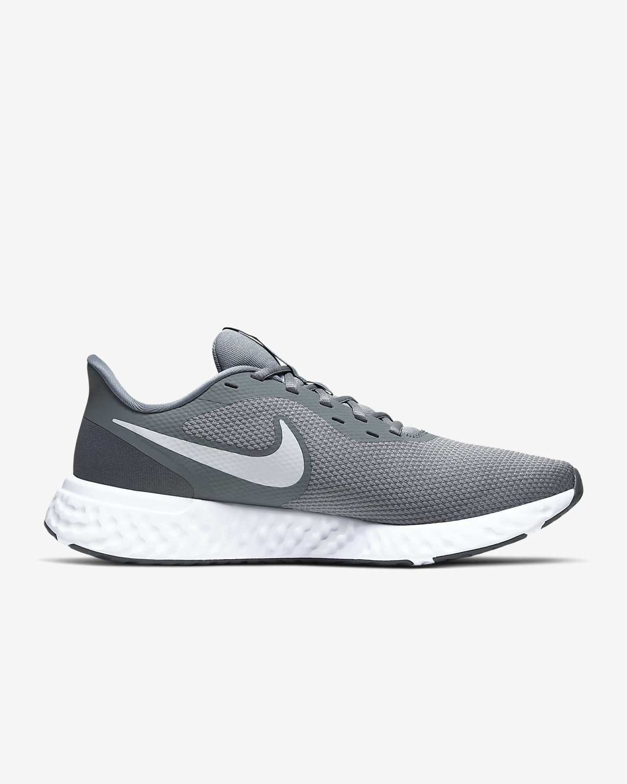 Gray nike clearance running shoes mens