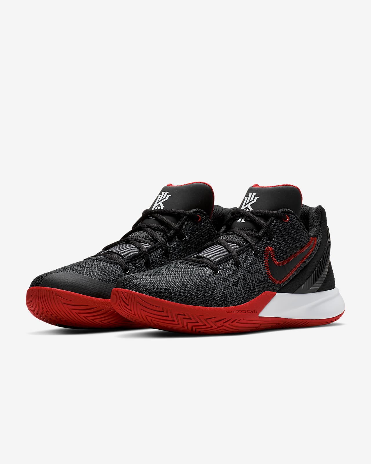 kyrie flytrap 2 red and black