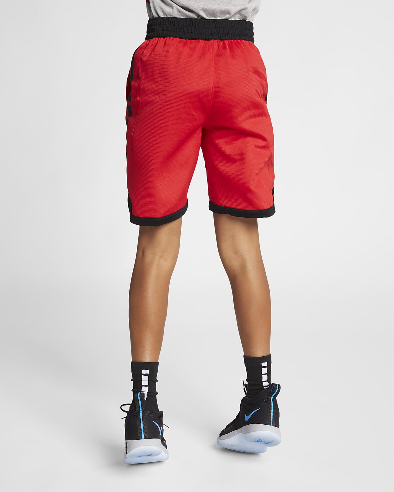 red nike shorts boys