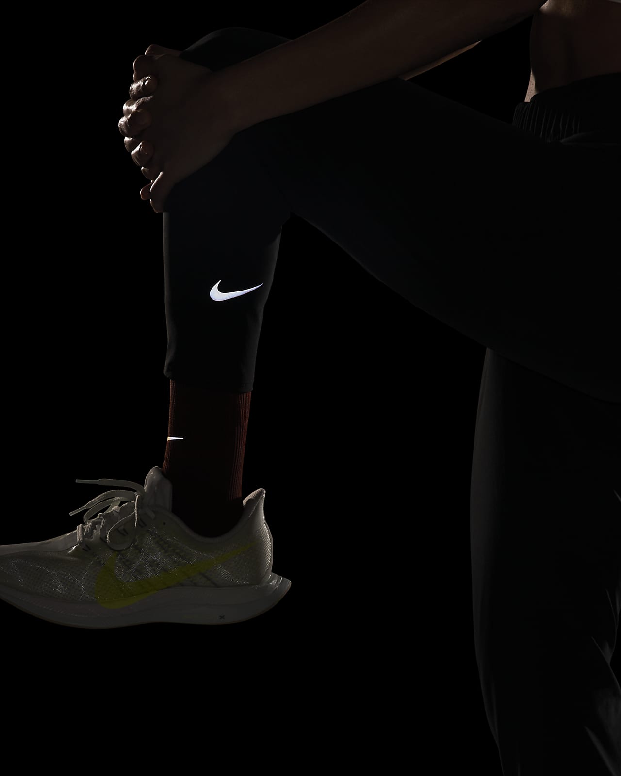 Nike Women's Black Essential Running Sweatpants 7/8 Cd8218-010