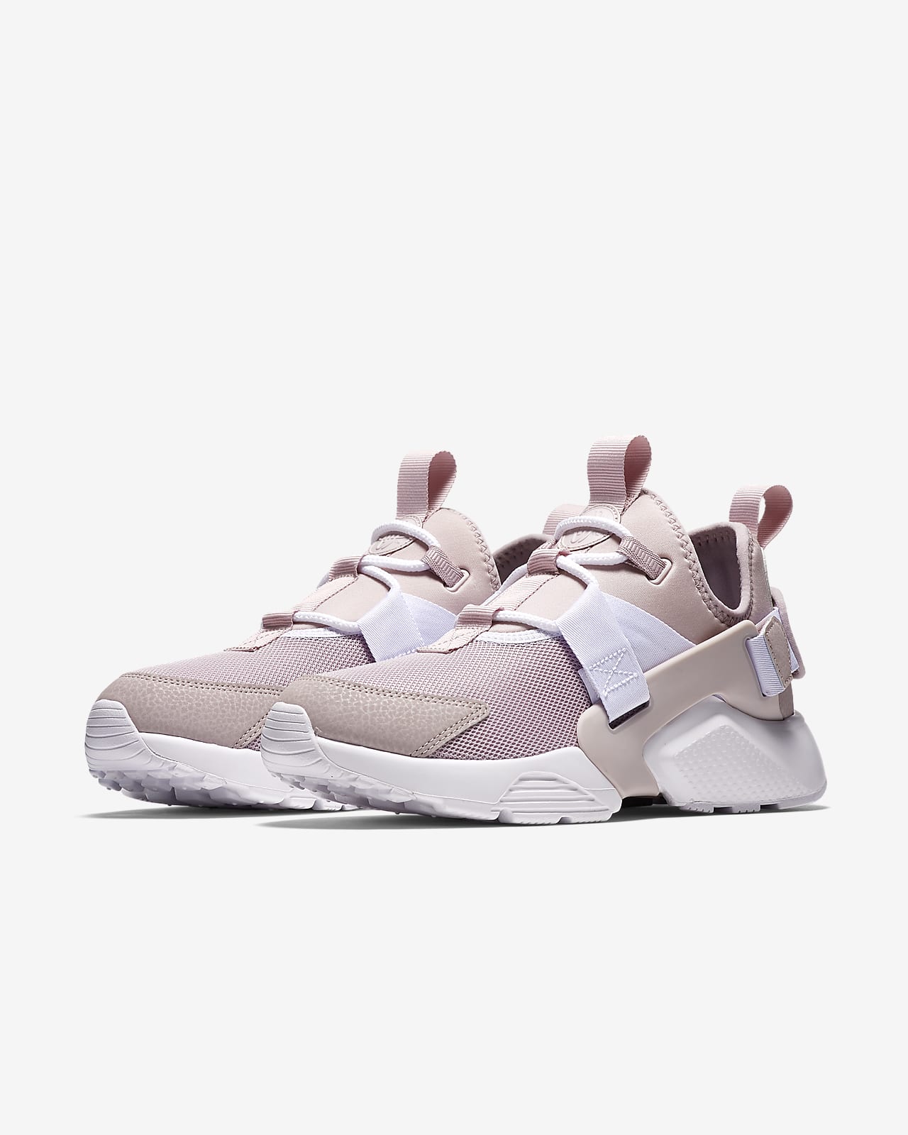 nike huarache city low particle rose