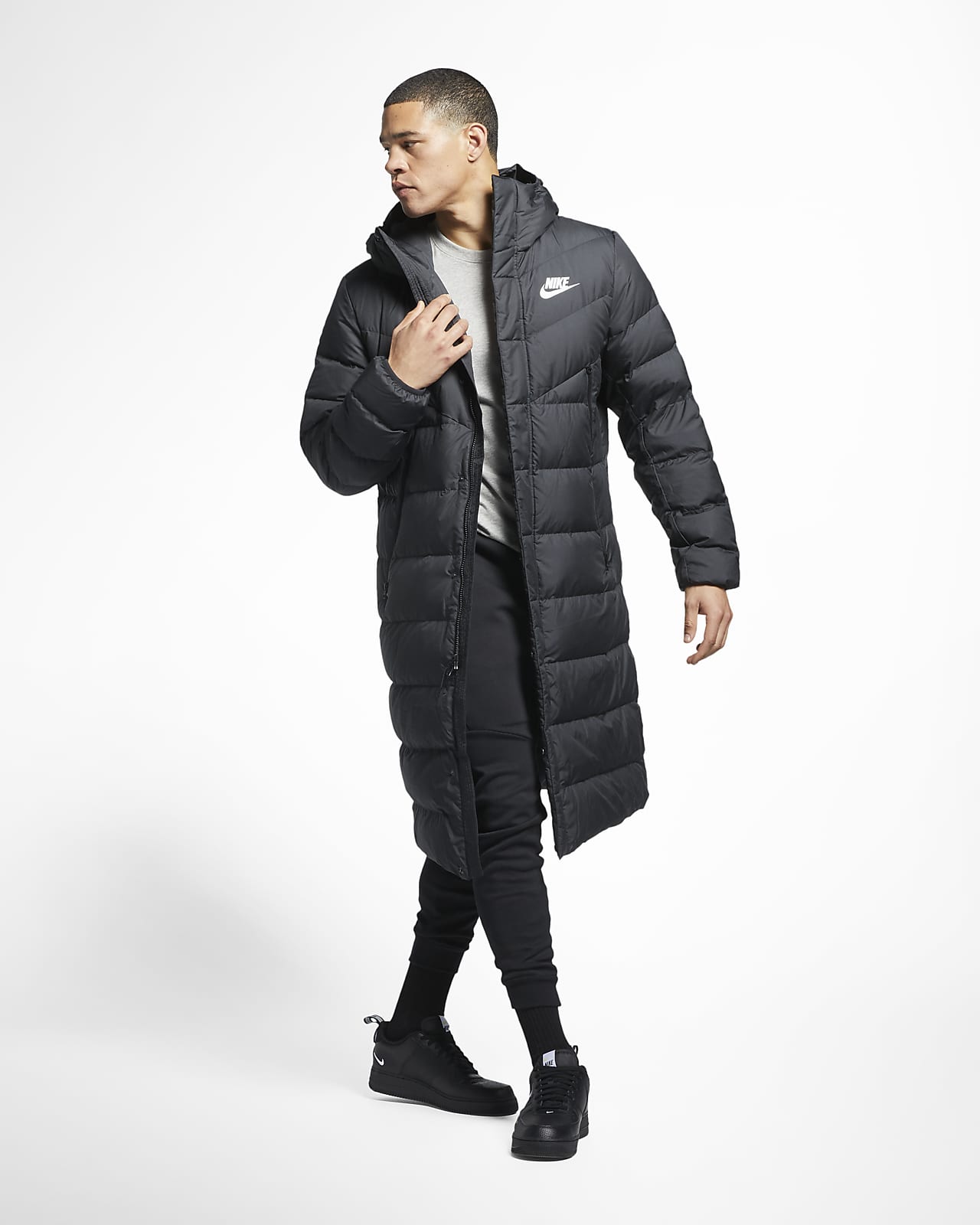 nike down feather jacket