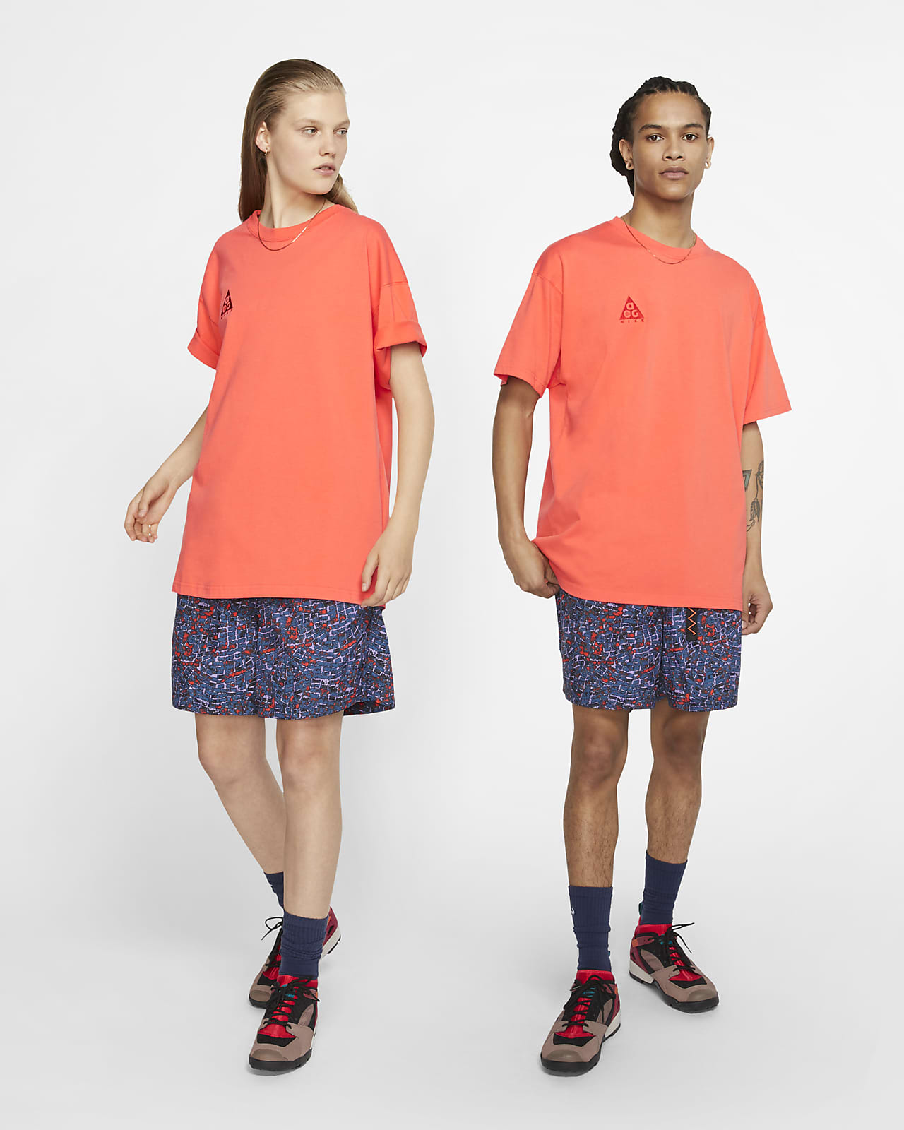 nike acg yellow t shirt