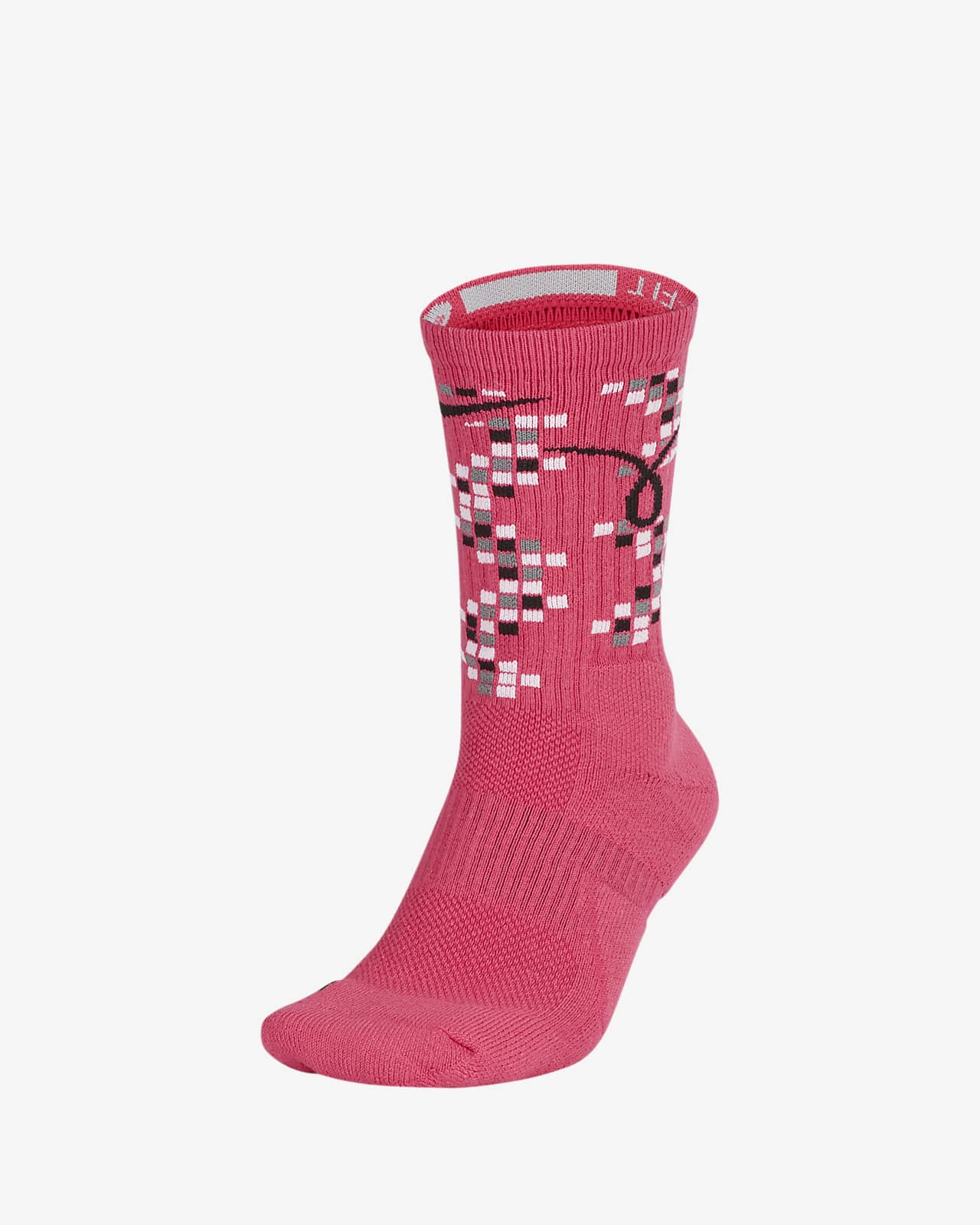 pink nike elite basketball socks