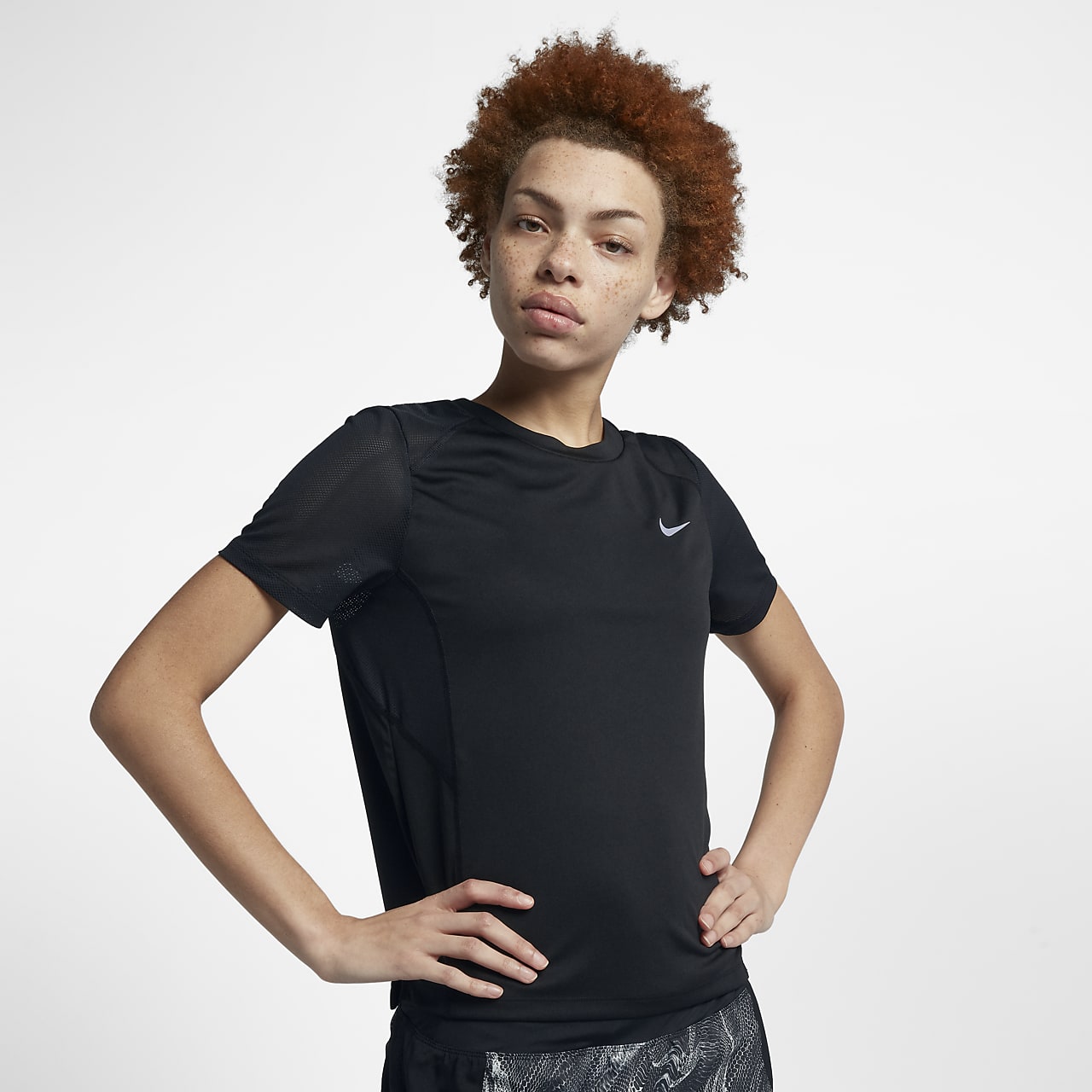 nike womans running top