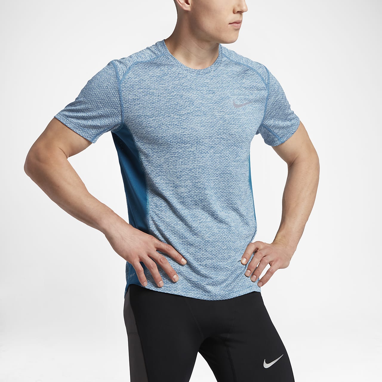 Nike Breathe Miler Cool Men's Short-Sleeve Running Top