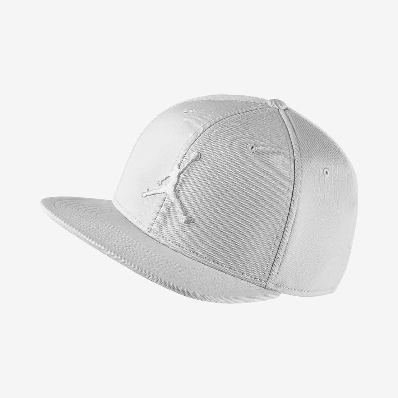 all white jordan hat