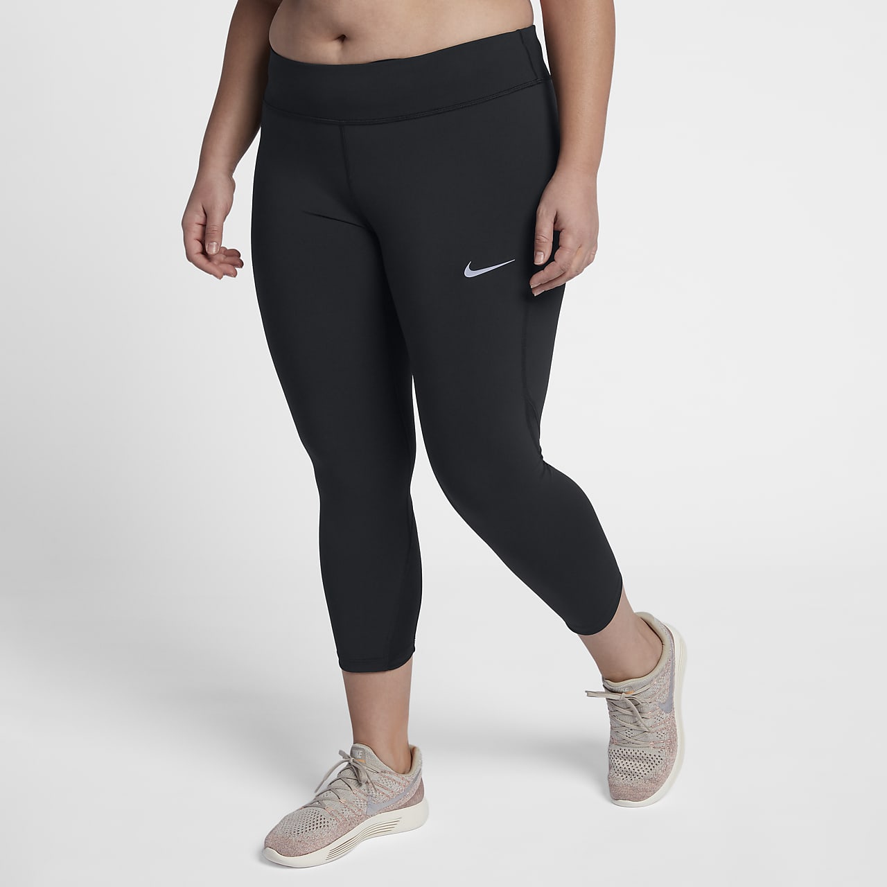 nike women's running crops