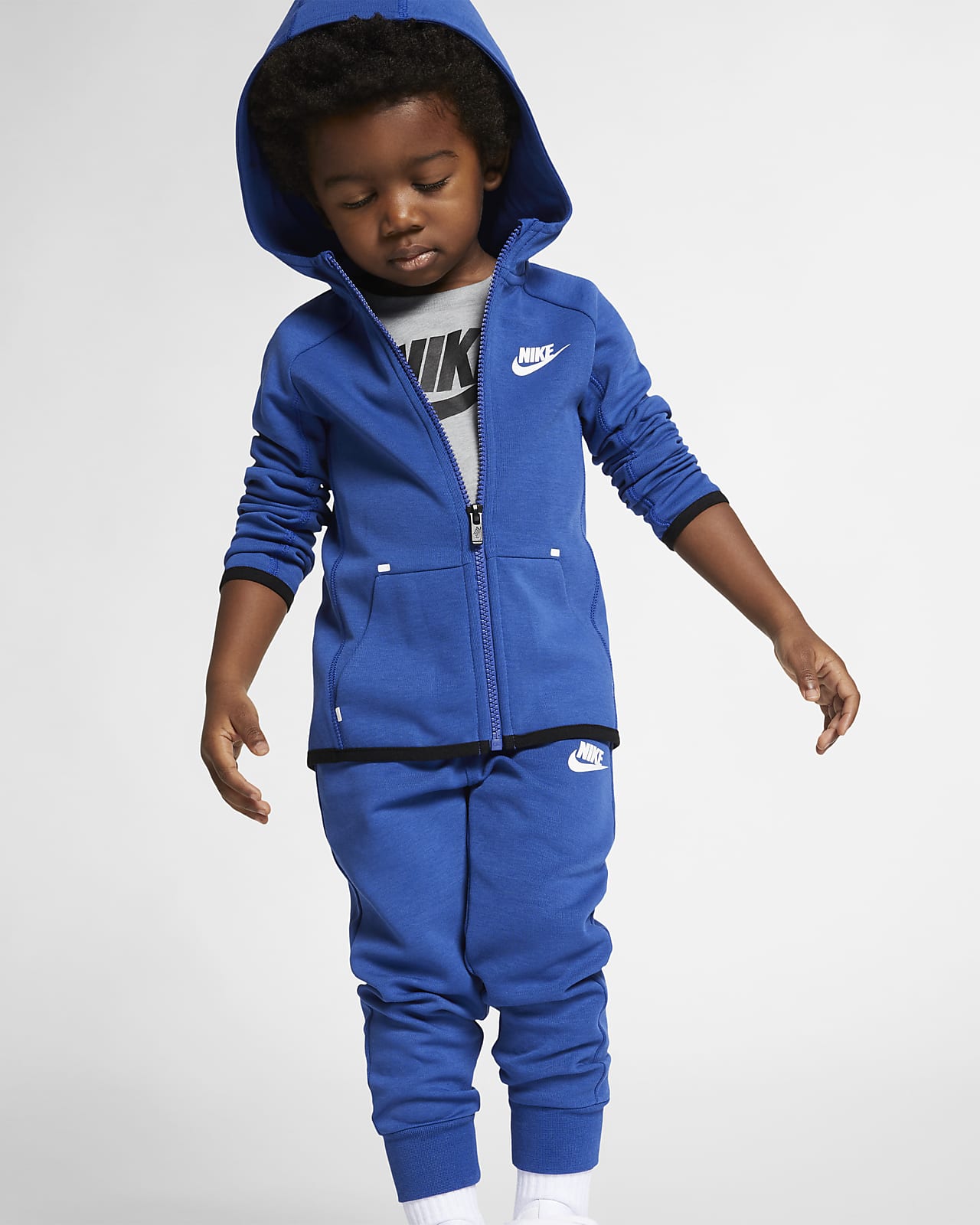 Buy > nike tech baby blue hoodie > in stock