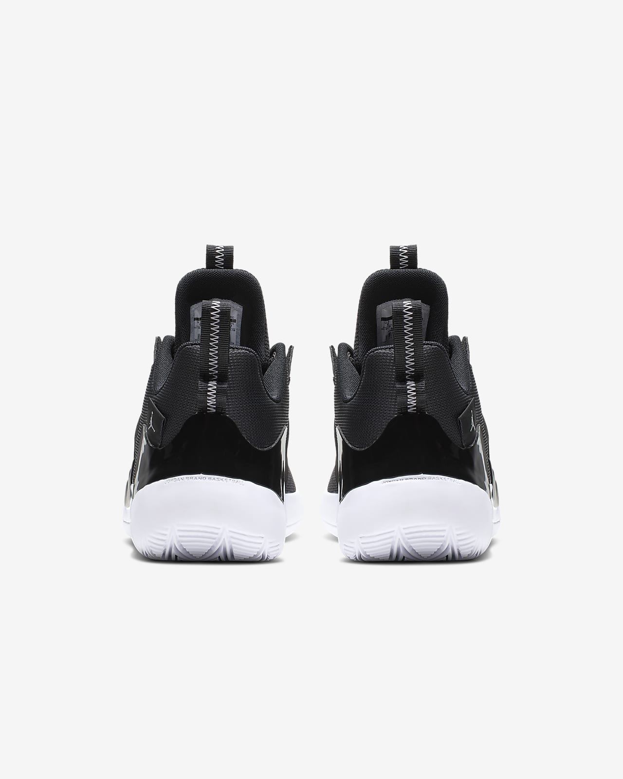 nike air jordan zoom zero gravity black white