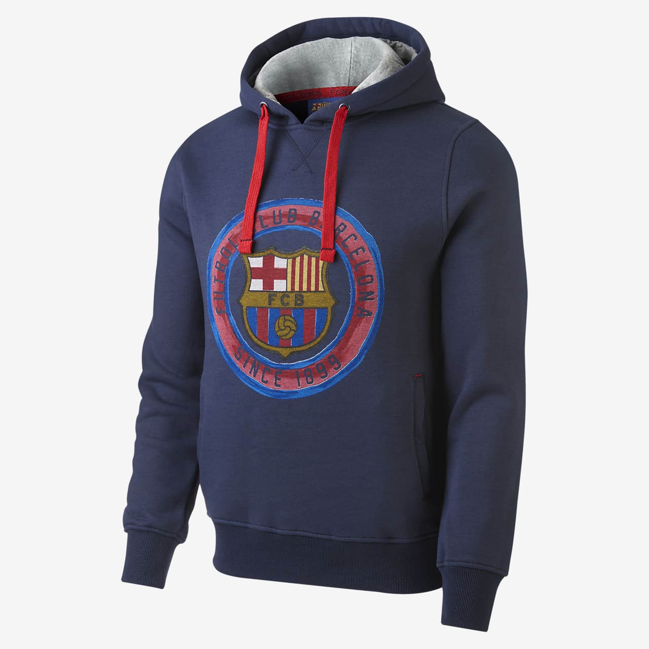 FC Barcelona Men's Pullover Hoodie. Nike