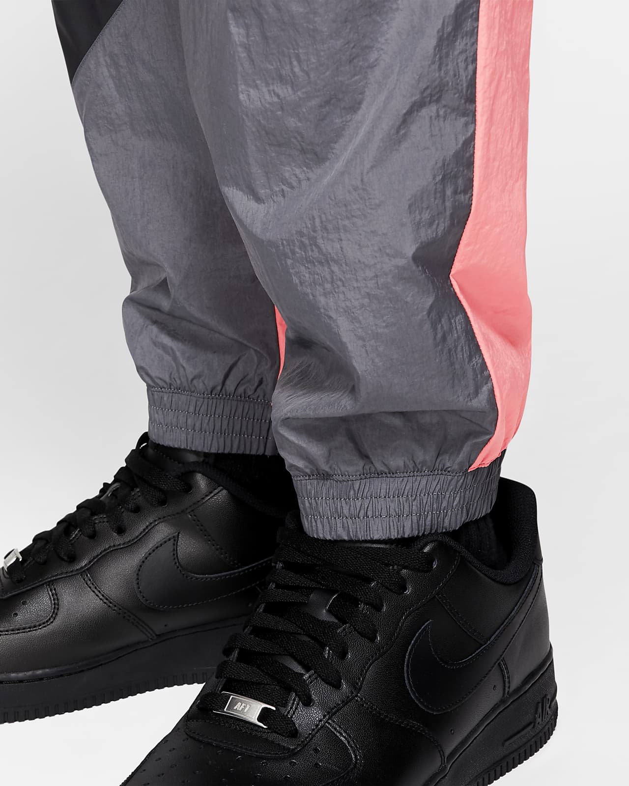 Nike - Cream Nike Track pants on Designer Wardrobe