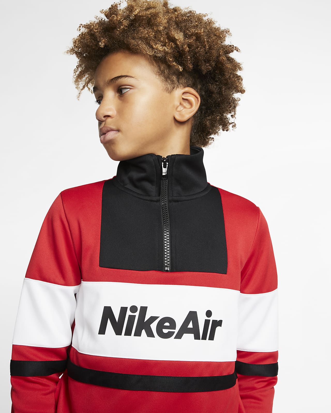 boys red nike tracksuit