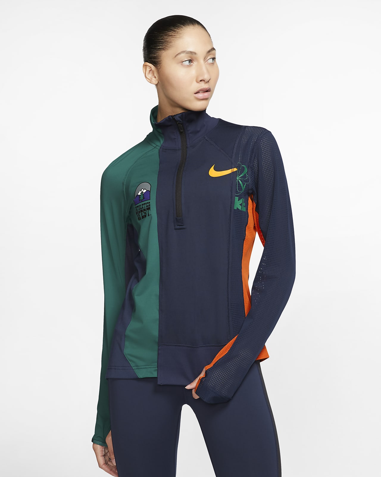 NIKE sacai ハーフジップ ジャージ M 8-10 | www.fleettracktz.com