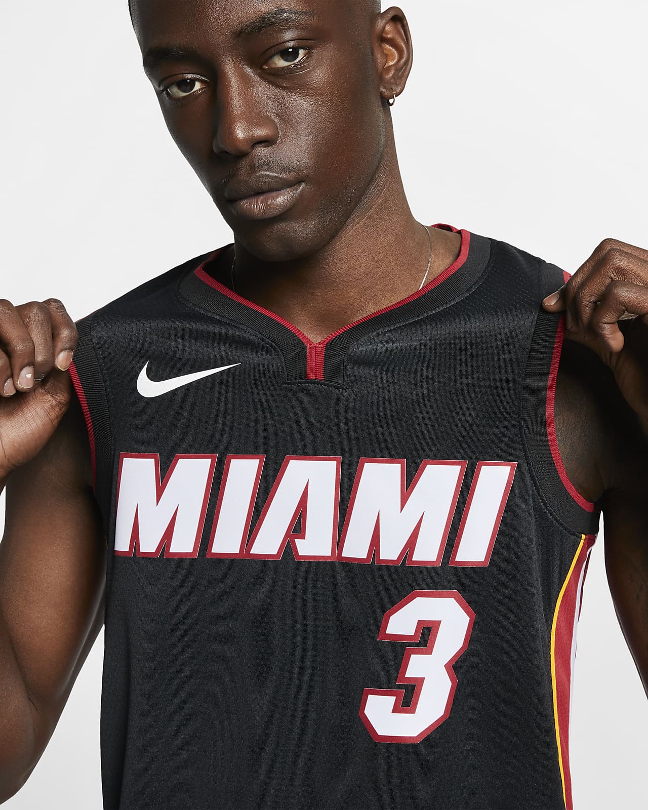 Männer Jersey Miami Heat # 3 Dwyane Wade Basketball-T-Shirt Jersey Männer Casual Lauf Schnell trocknendes T-Shirt lose Kurze Ärmel