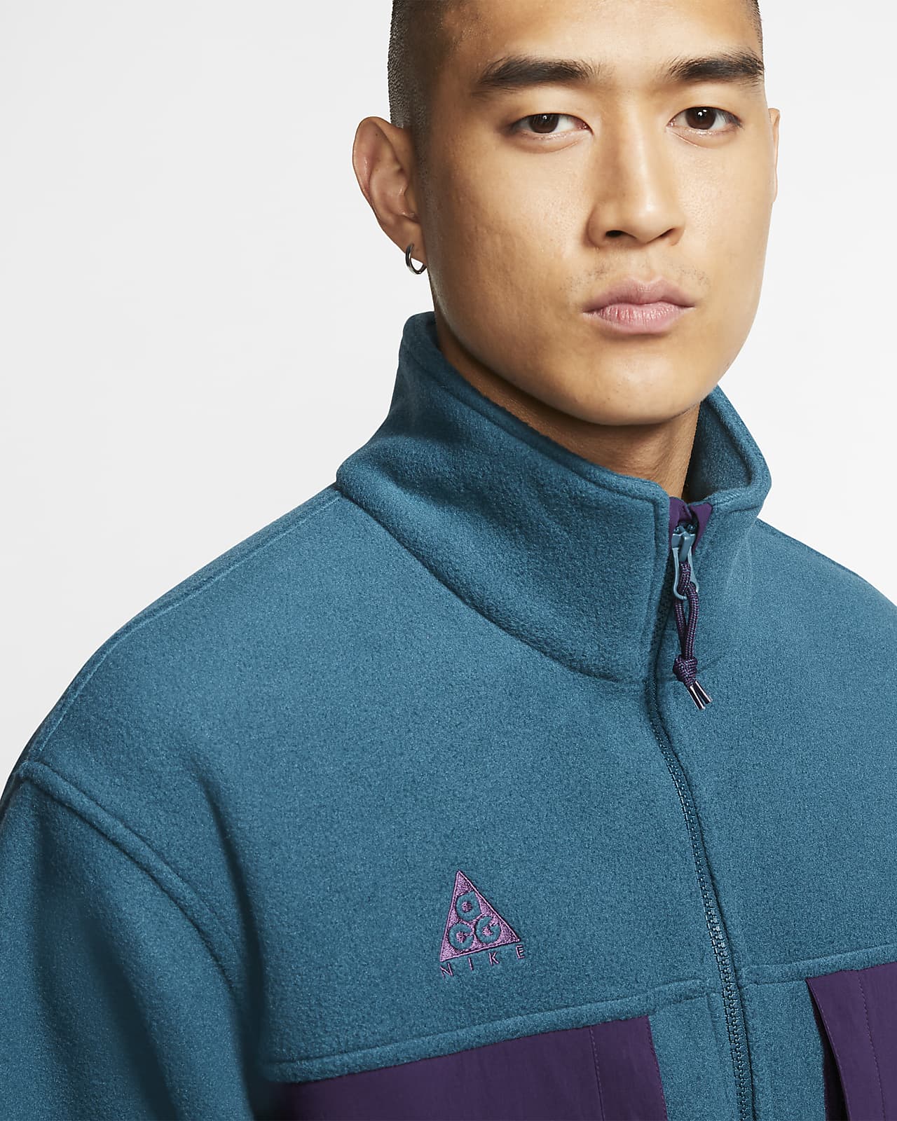 nike acg vest fleece