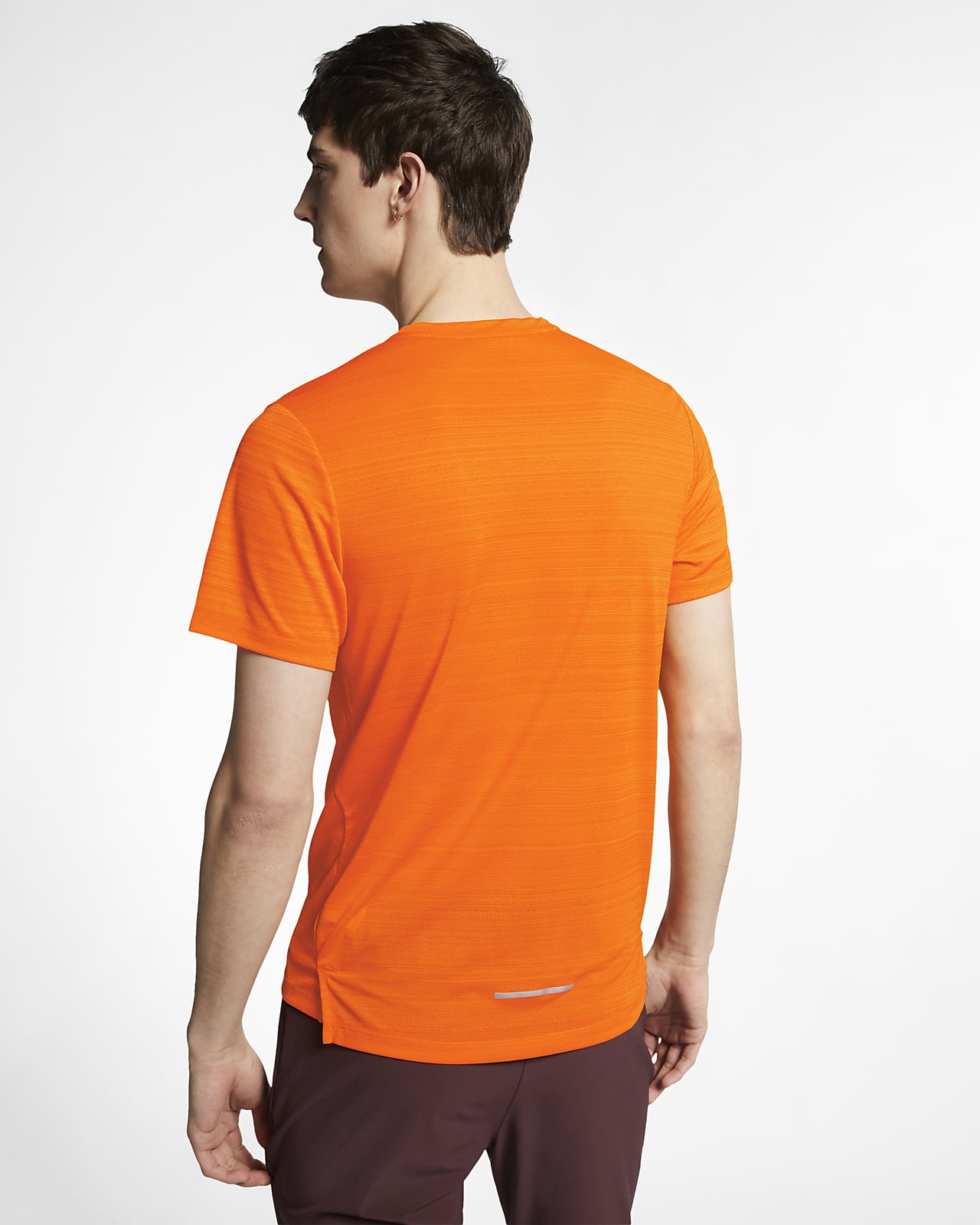nike orange running top