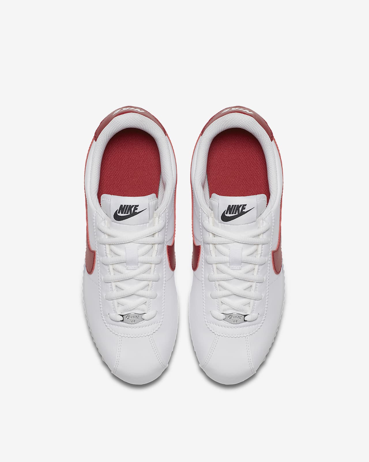 all white nike cortez youth
