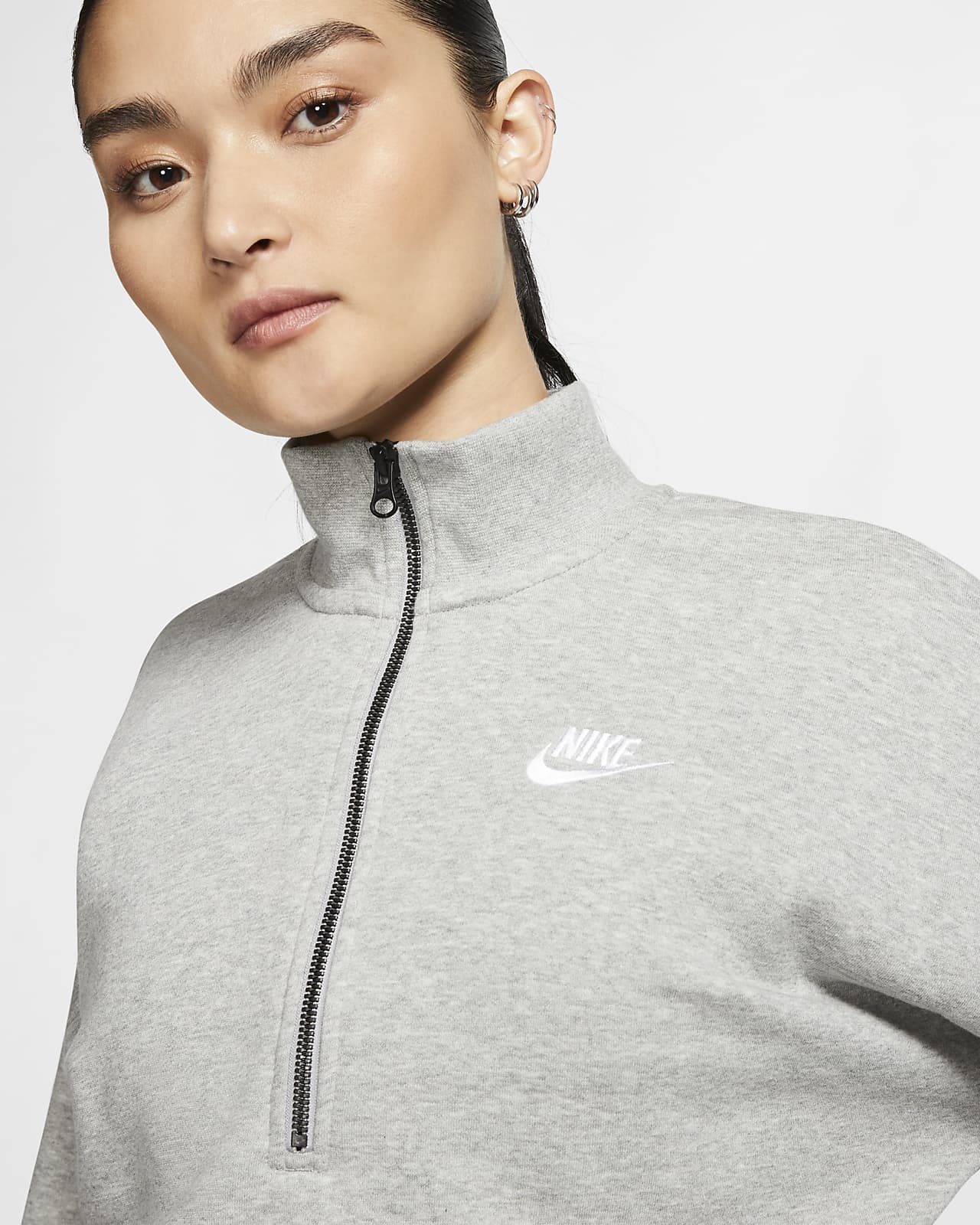 women's nike sportswear essential crop long sleeve top