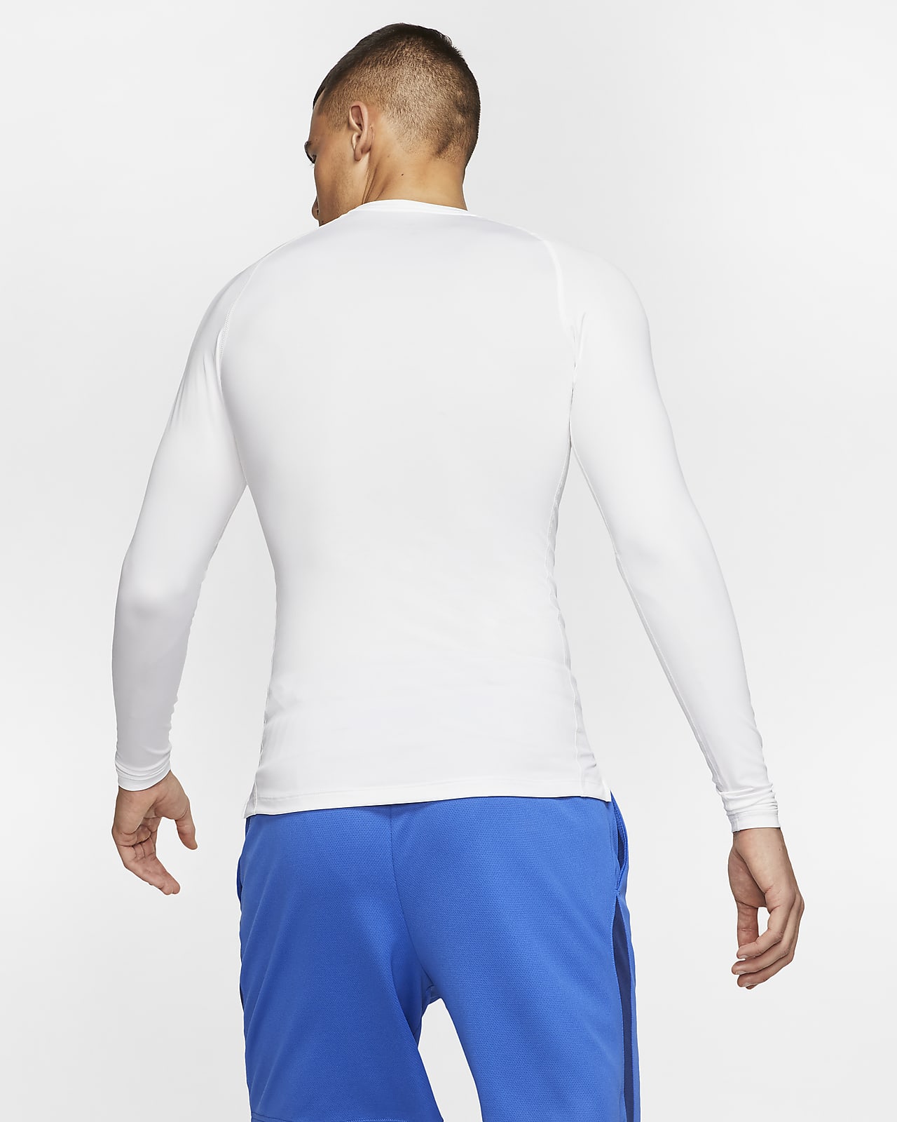 Nike Pro Men's Tight-Fit Long-Sleeve Top. Nike AE