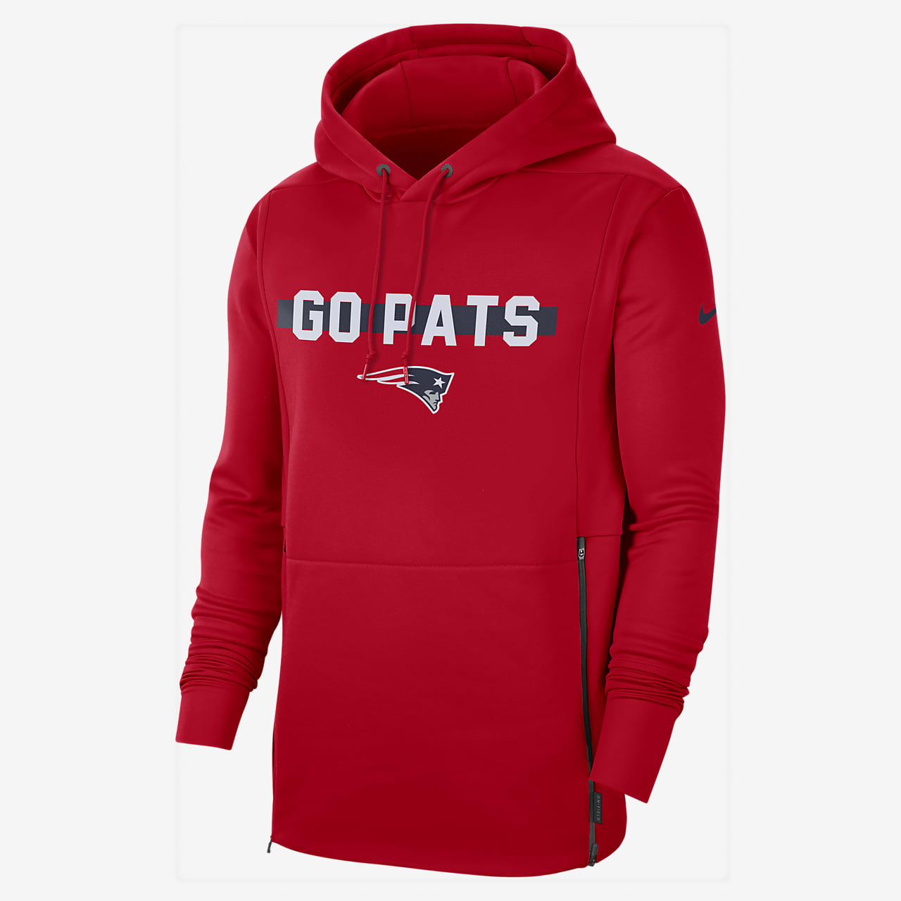patriots therma fit hoodie