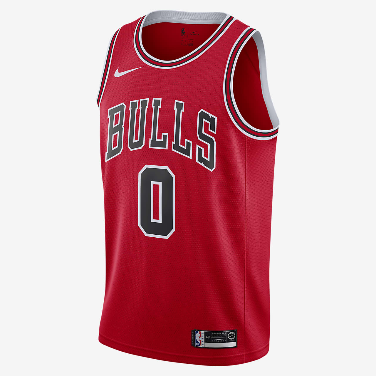 white and red chicago bulls jersey
