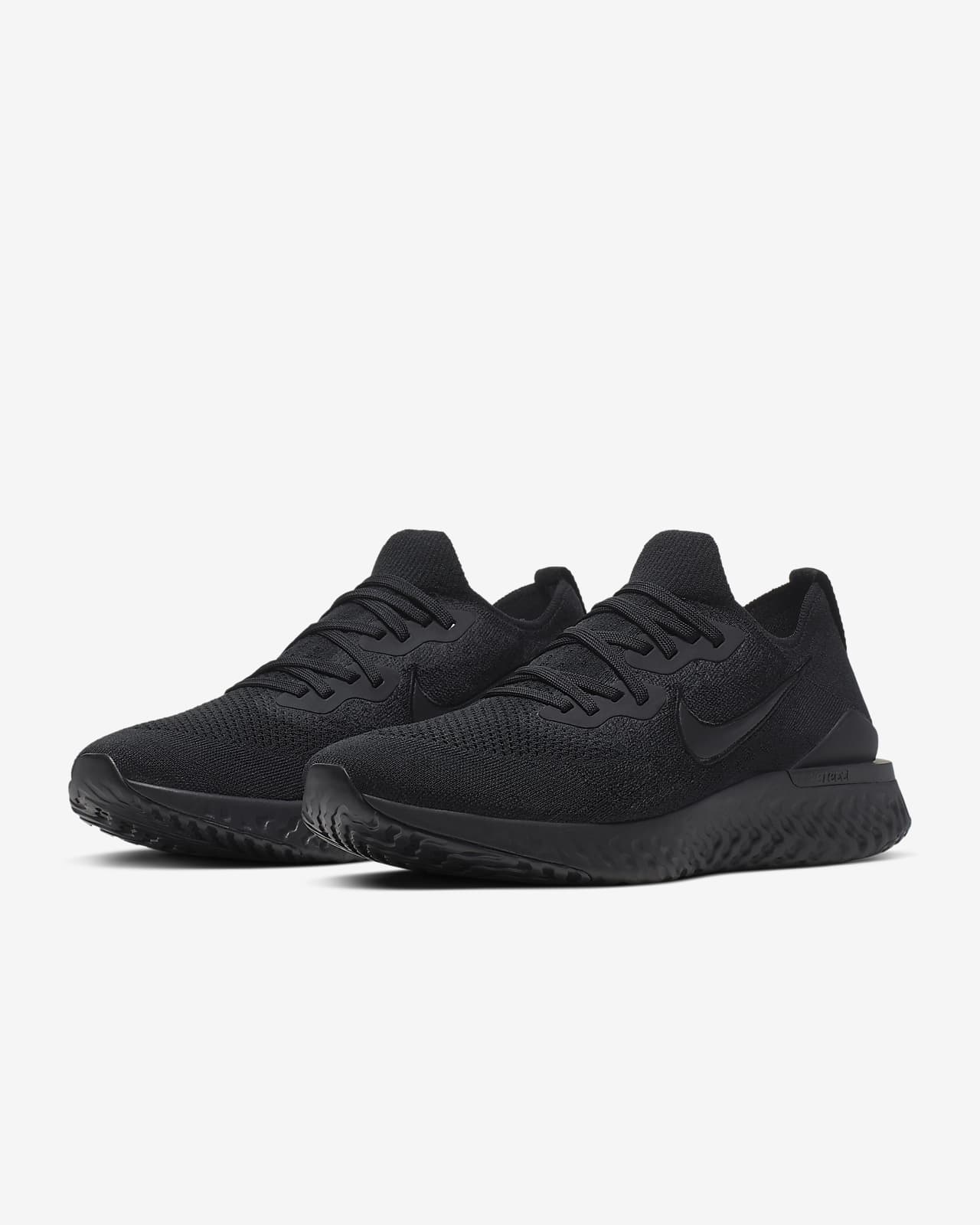 nike epic react flyknit 2 triple black