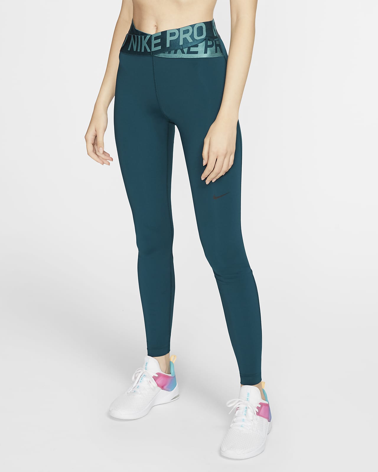 nike pro green leggings