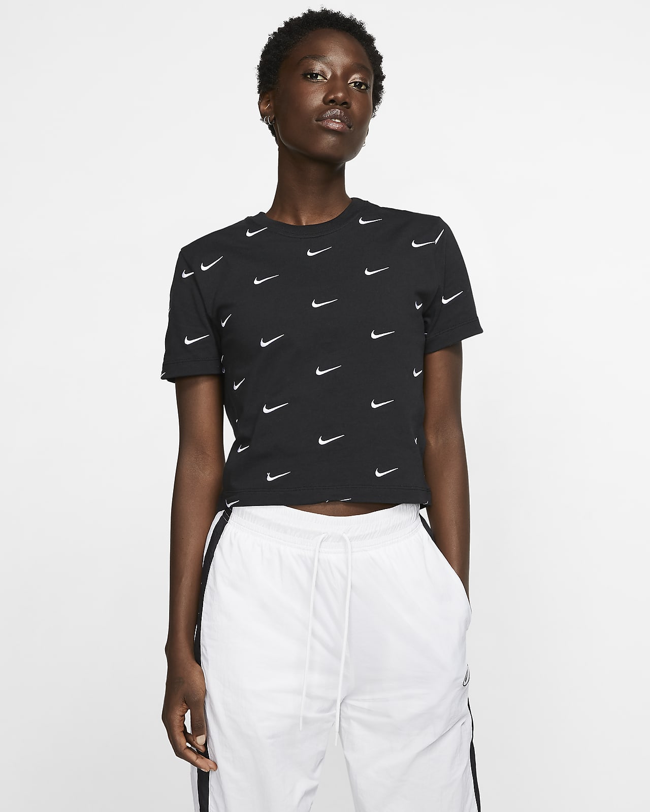 the nike tee swoosh