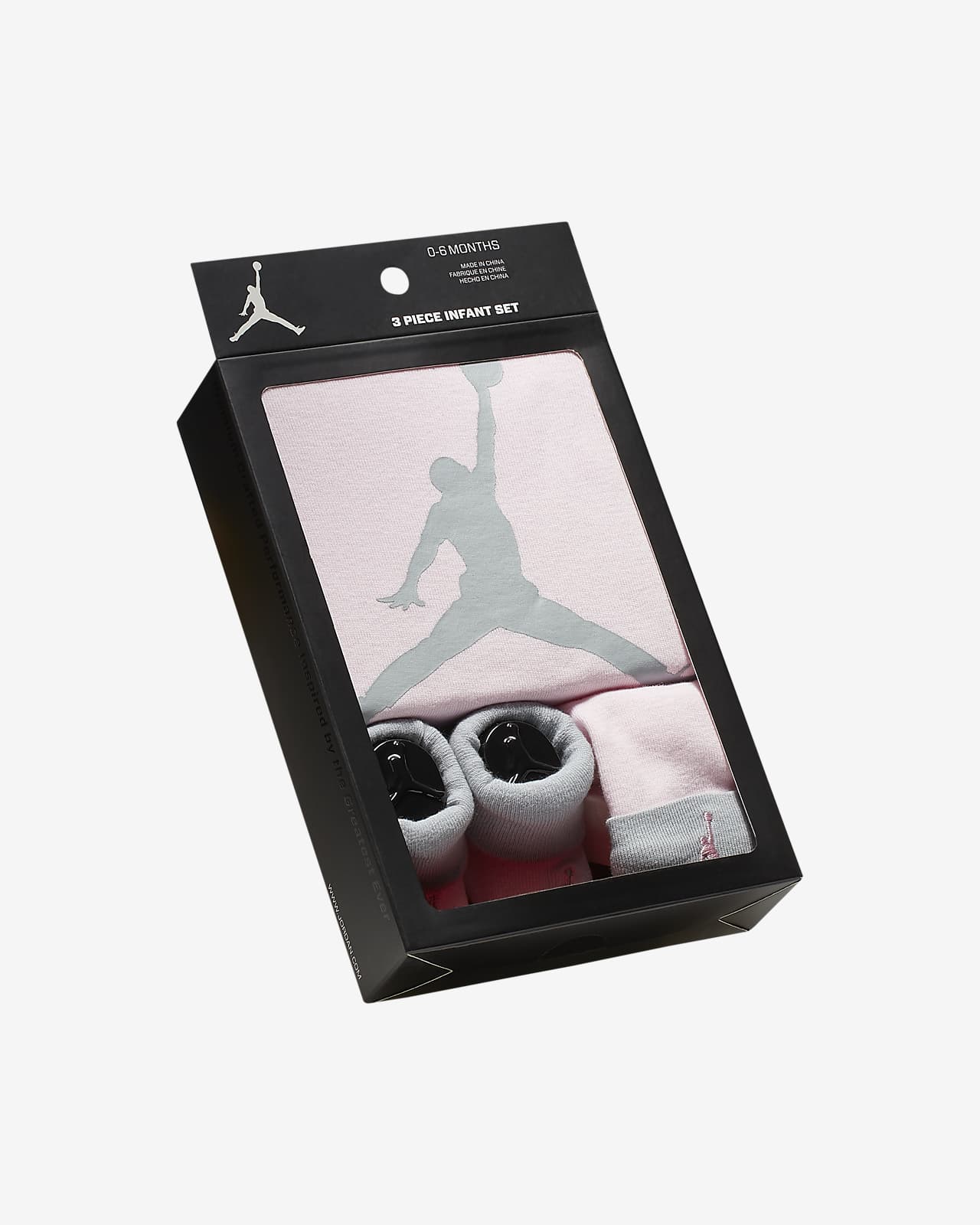 Jordan Jumpman Baby Bodysuit, Beanie and Booties Set. Nike.com