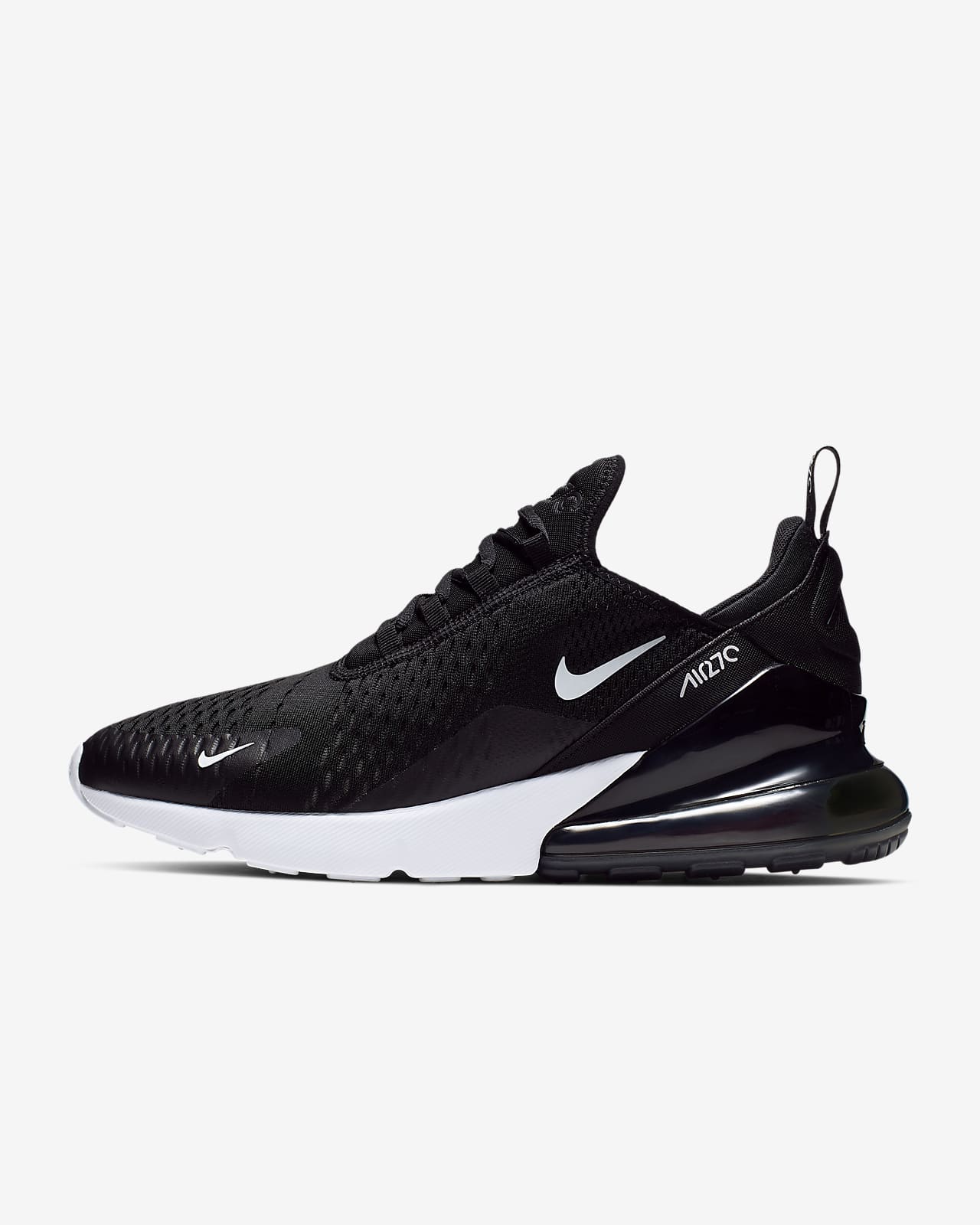 270 nike shoes black and white