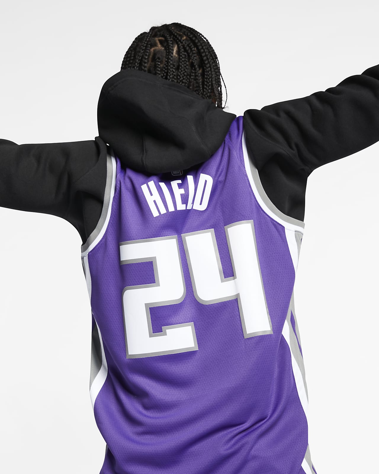Men's Nike Buddy Hield Purple Sacramento Kings Swingman Jersey - Icon  Edition