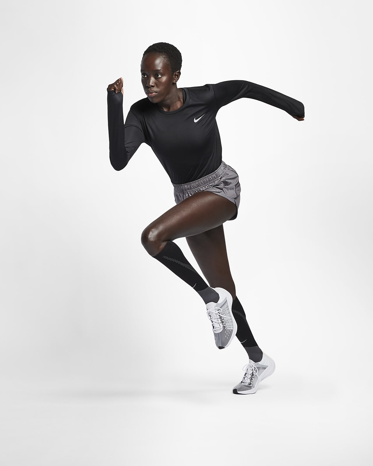 Prenda para la parte superior de running para mujer Nike Miler. Nike MX