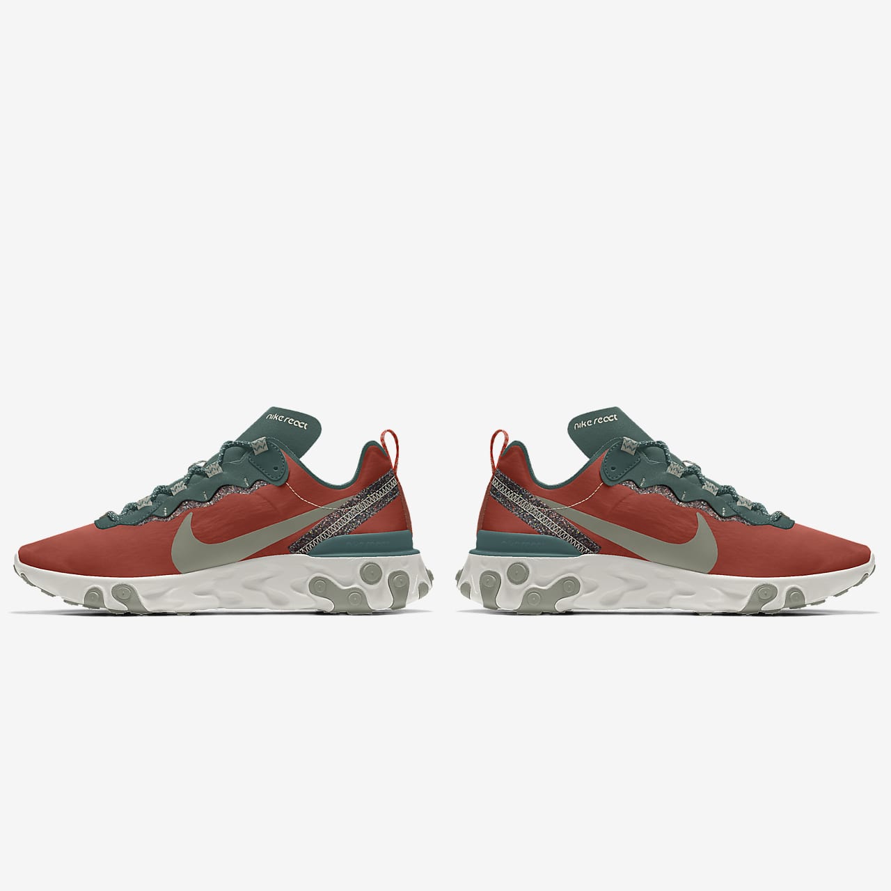 Scarpa personalizzabile Nike React Element 55 Premium By You - Uomo