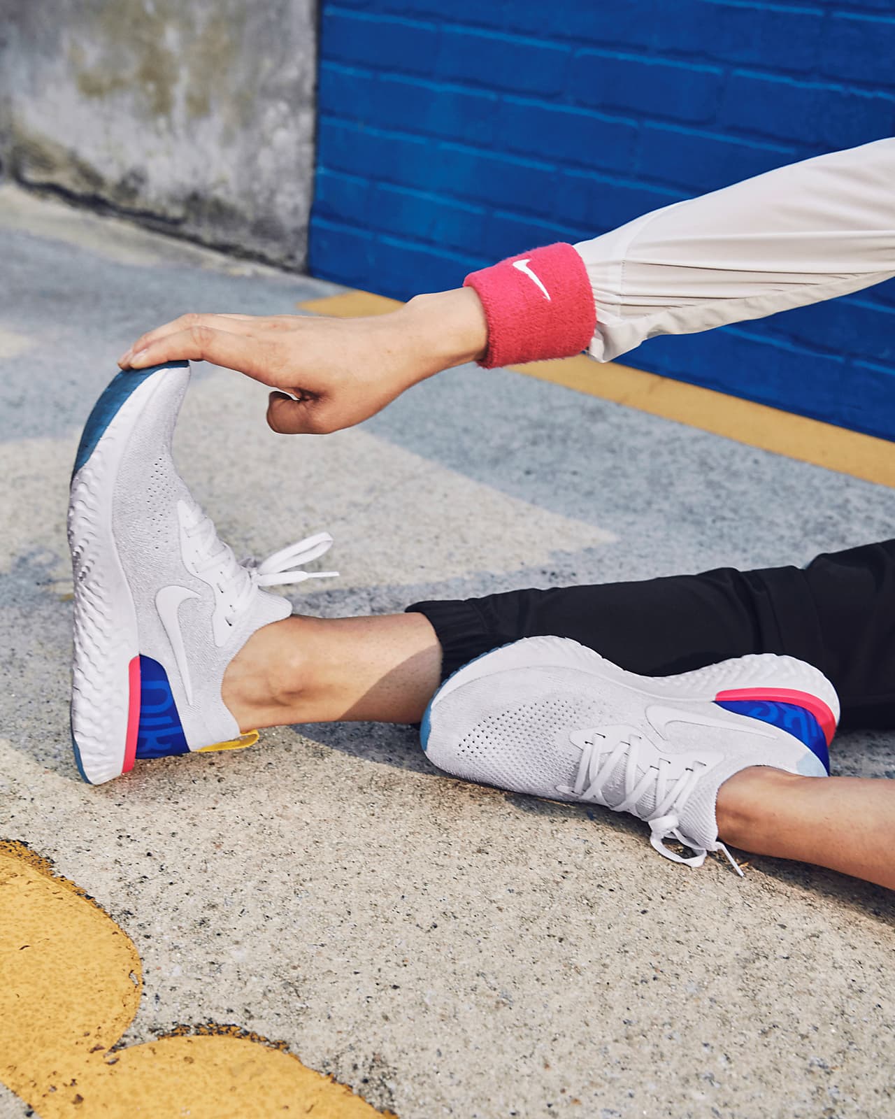 Running Women Nike Epic React Flyknit Sports Shoes at best price in Surat