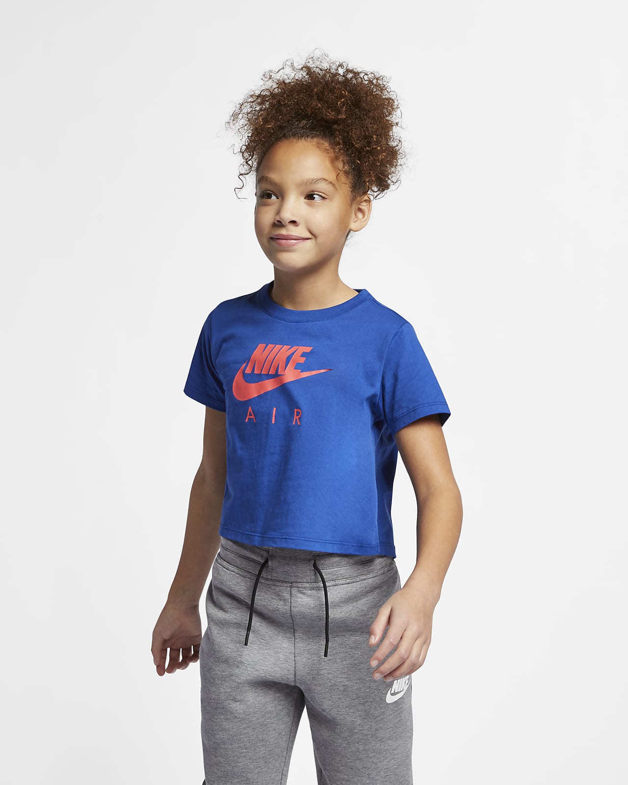 Nike Air Older Kids' (Girls') Crop Top. Nike CA