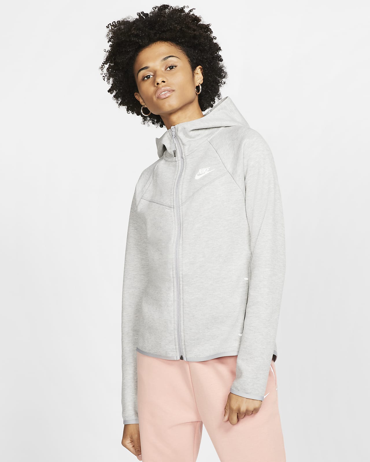 Sudadera con capucha de cierre completo para mujer Nike Sportswear  Windrunner Tech Fleece. Nike.com