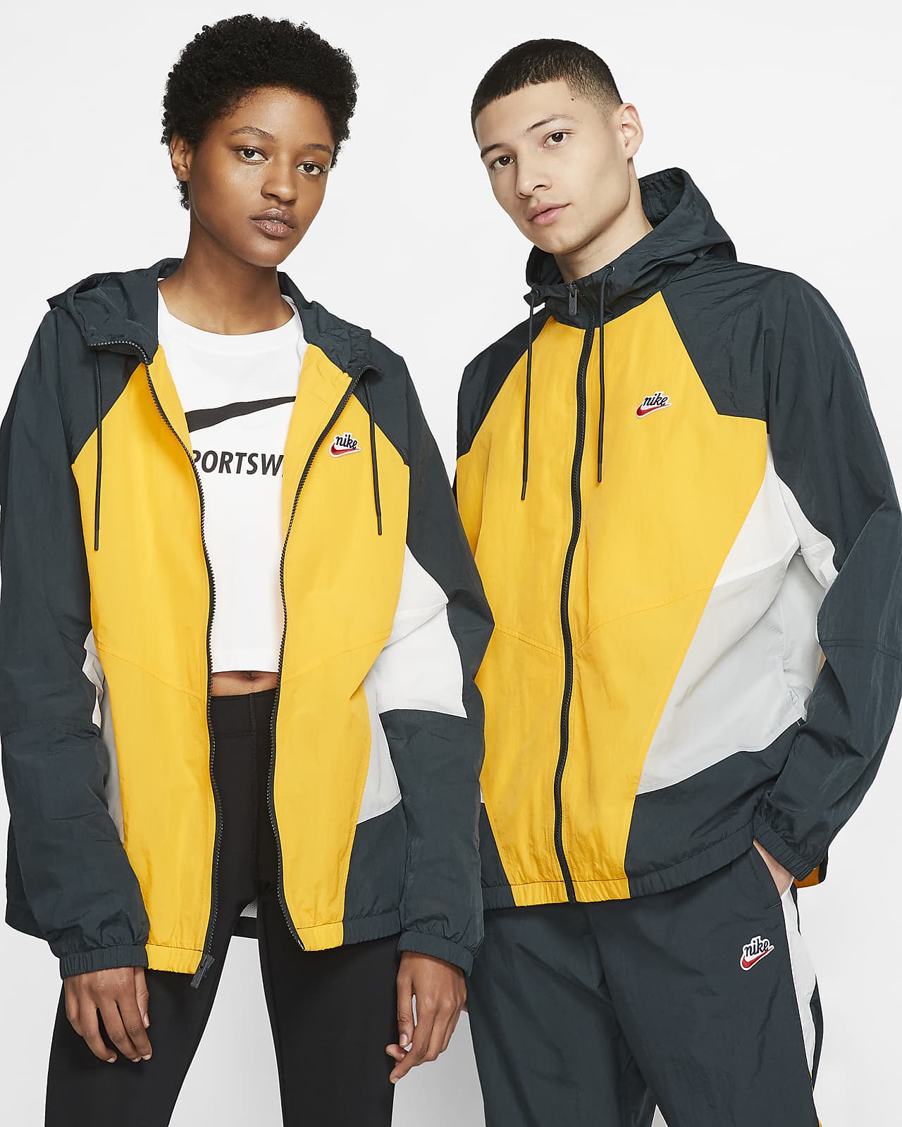 giacca nike giallo