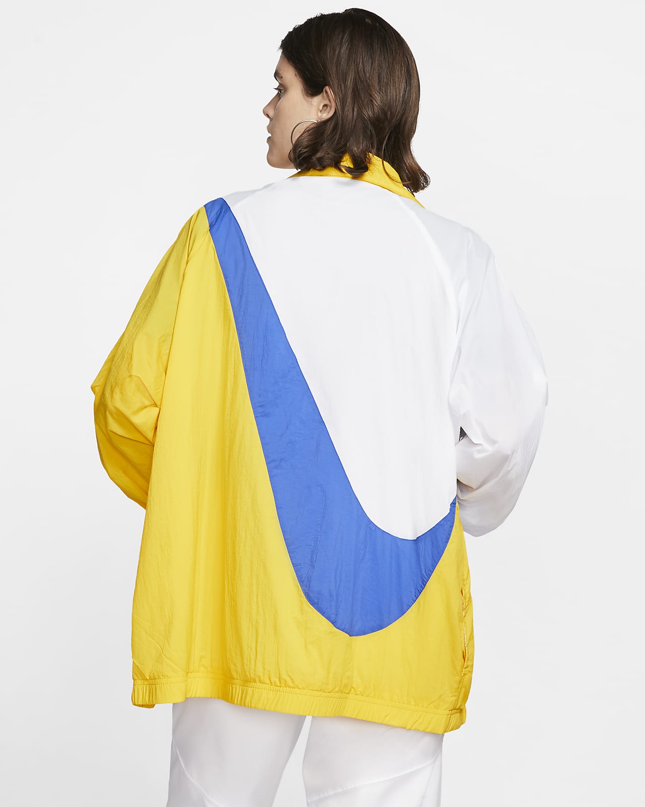 nike woven swoosh jacket