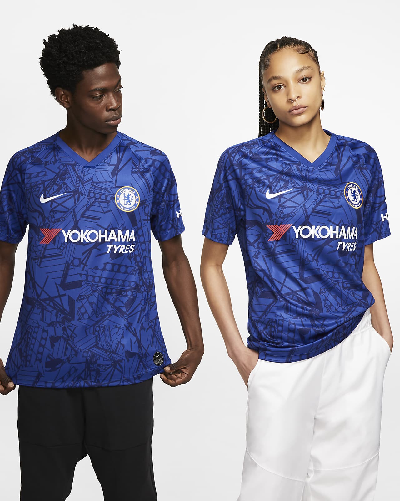 Chelsea F.C. 2019/20 Stadium Home Men's Football Shirt. Nike SG