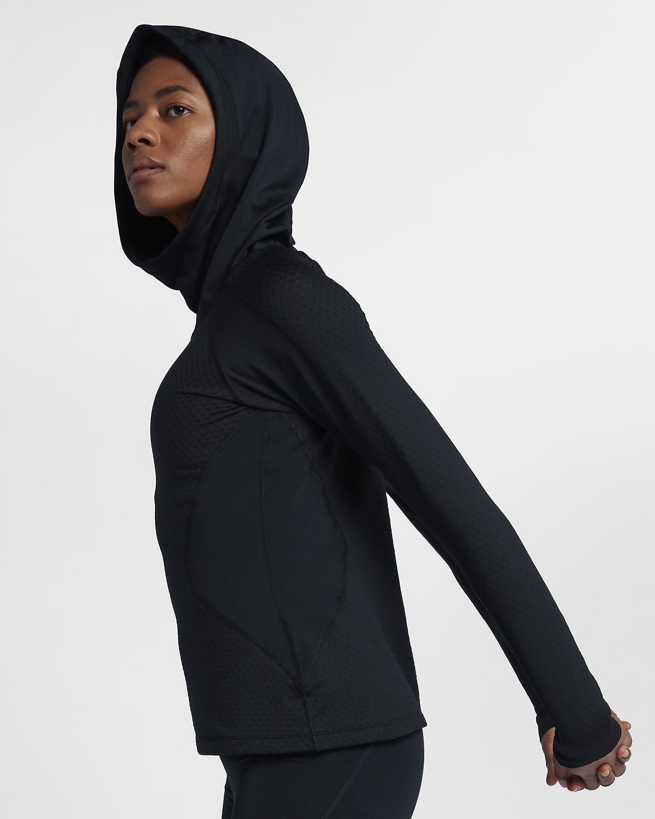 Nike Pro HyperWarm Hooded Women's Training Hoodie. Nike SA