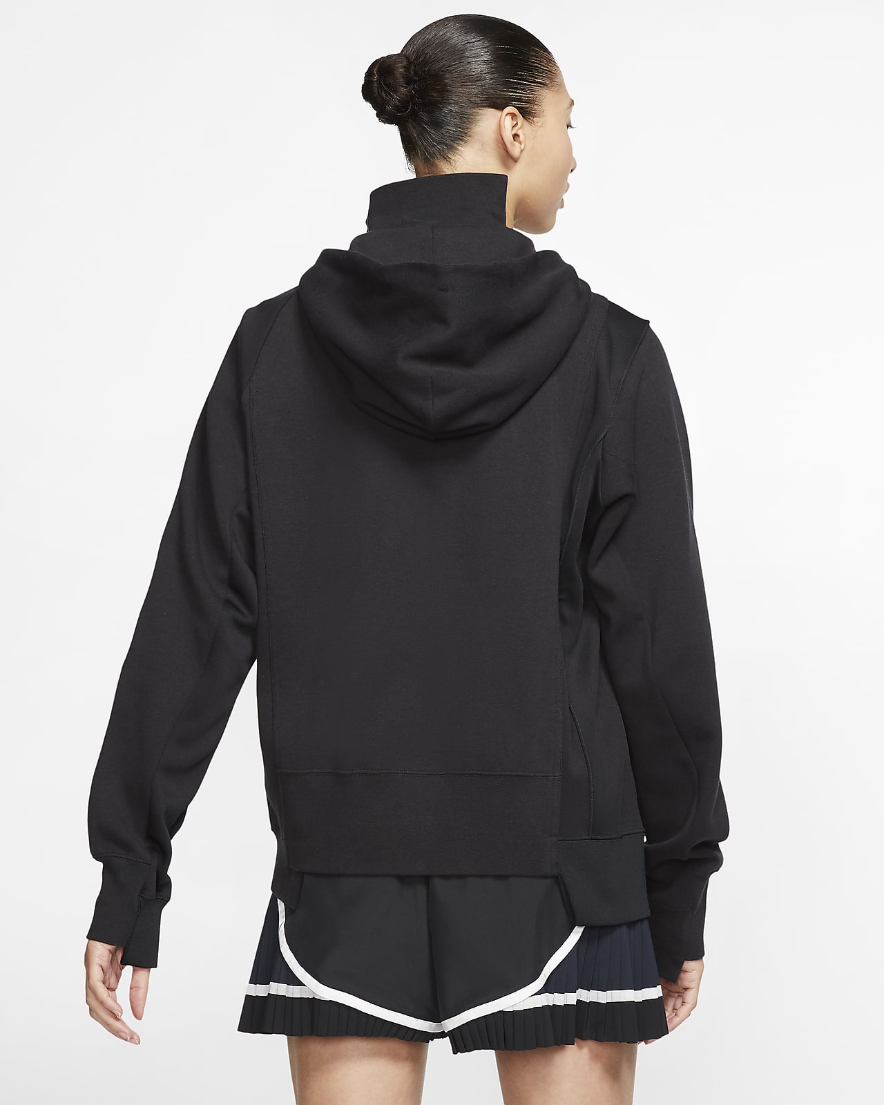 nike double zip hoodie