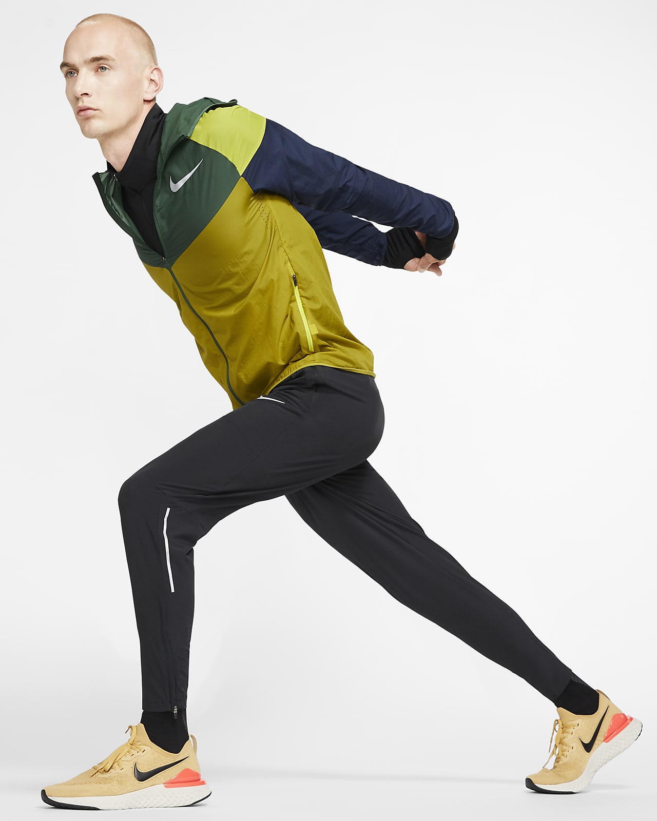 pantaloni nike uomo giallo