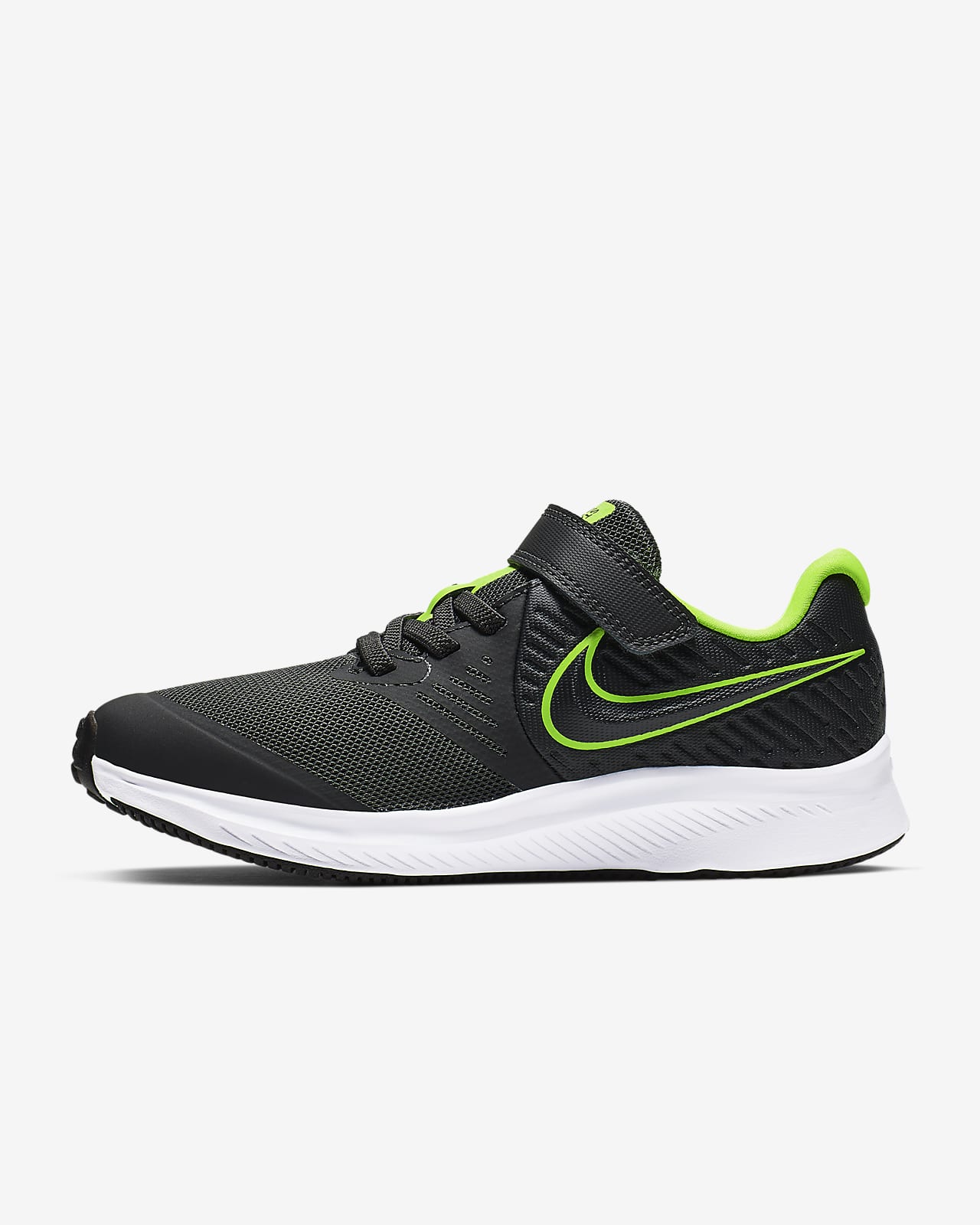 nike star runner 2 black and white