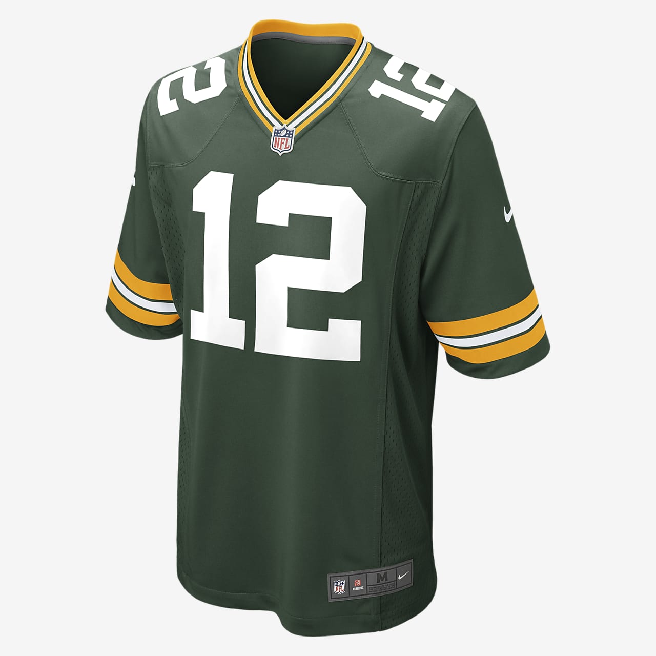 Camiseta oficial de fútbol americano de local para hombre de NFL Green Bay  Packers (Aaron Rodgers). Nike CL