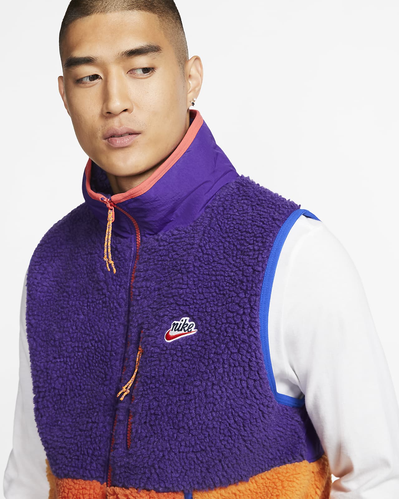 men's sherpa fleece jacket nike sportswear