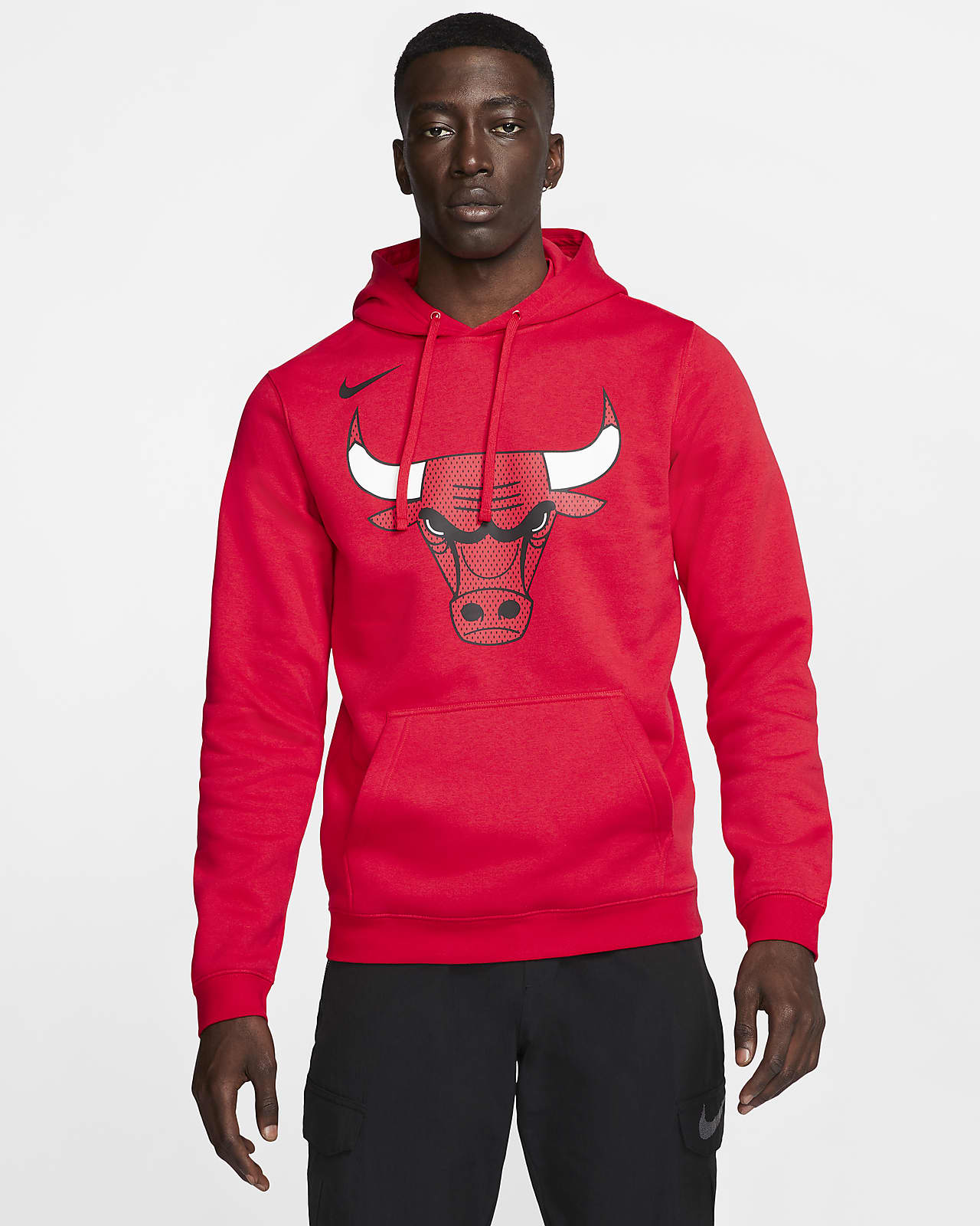 Chicago Bulls Logo Men's Nike NBA Hoodie. Nike.com