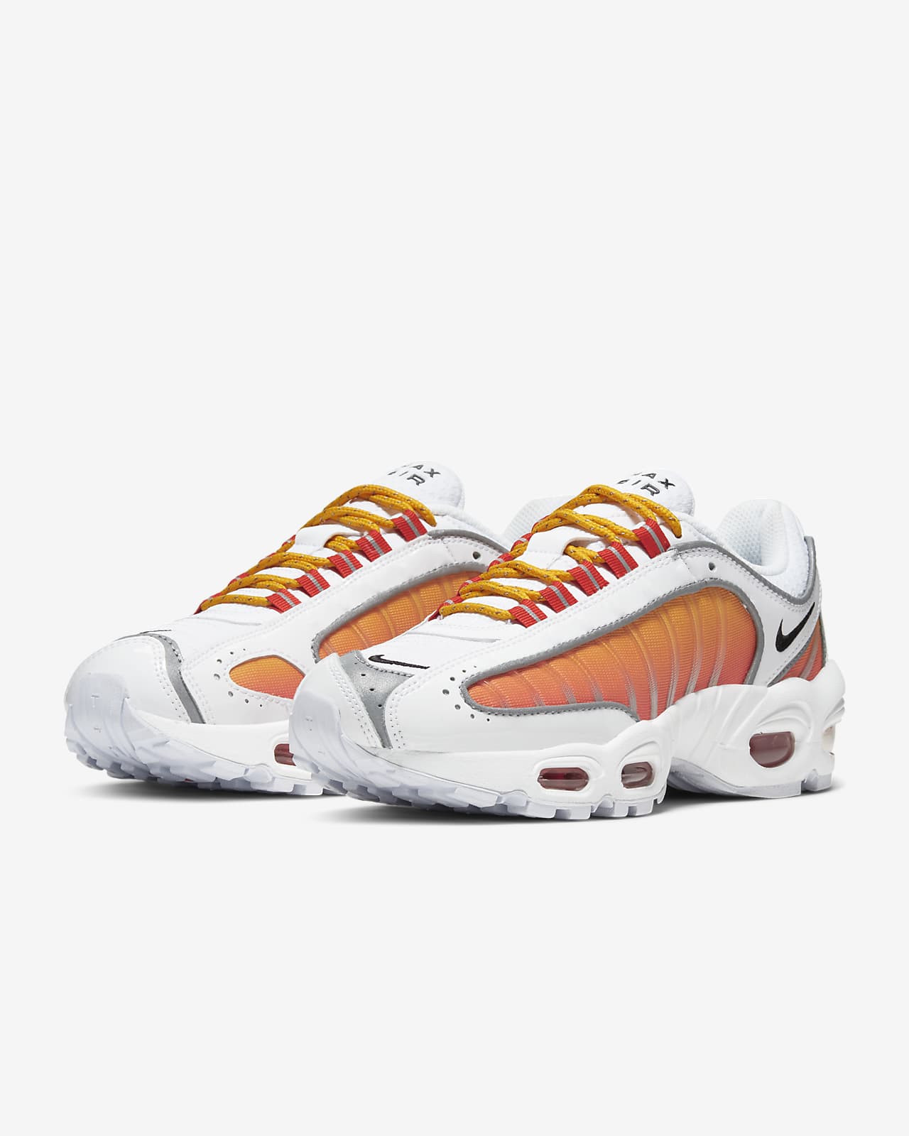 nike tailwind white orange