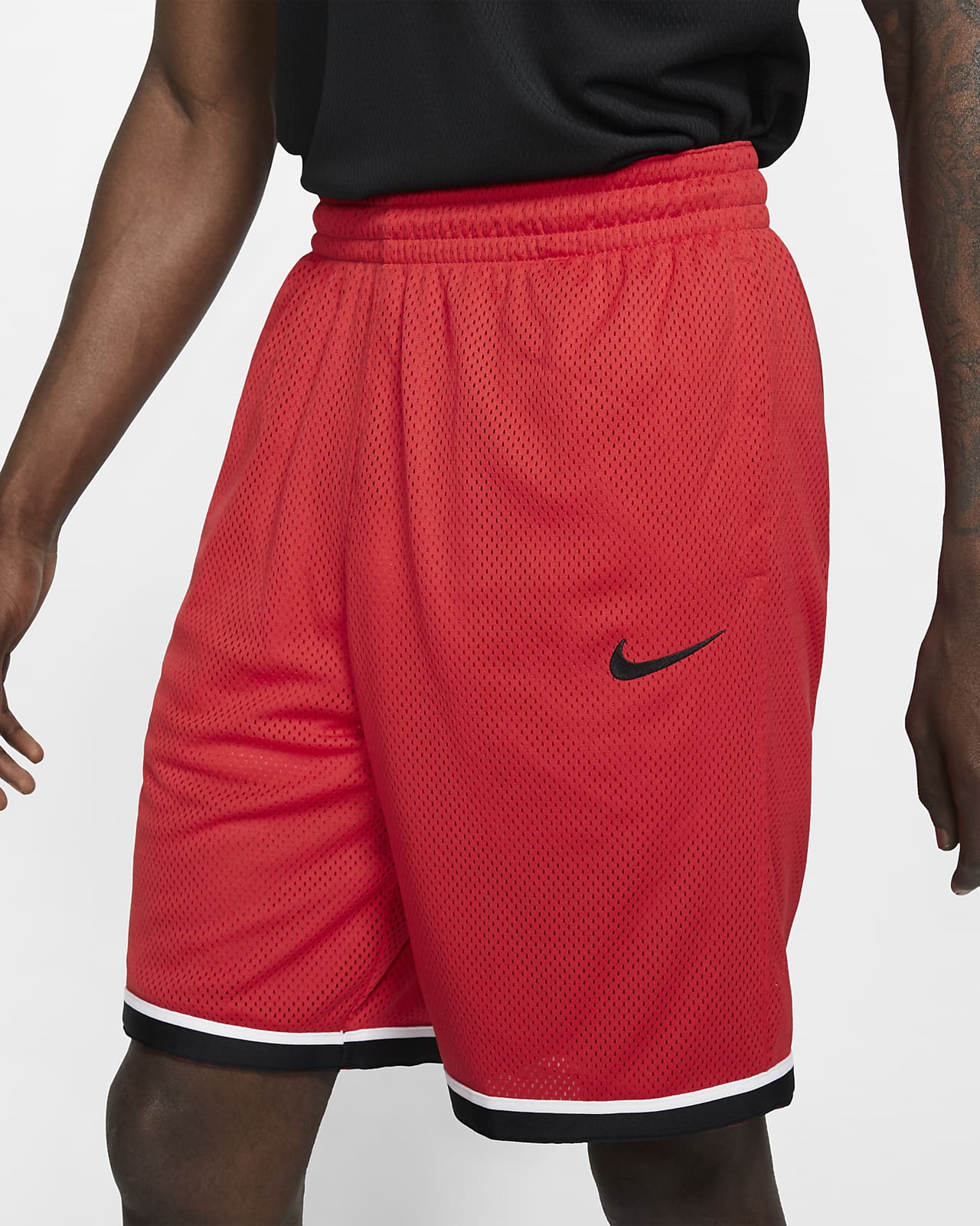 red nike basketball shorts